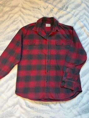 Jack by BB Dakota Red and Black Plaid Button-Down Shirt